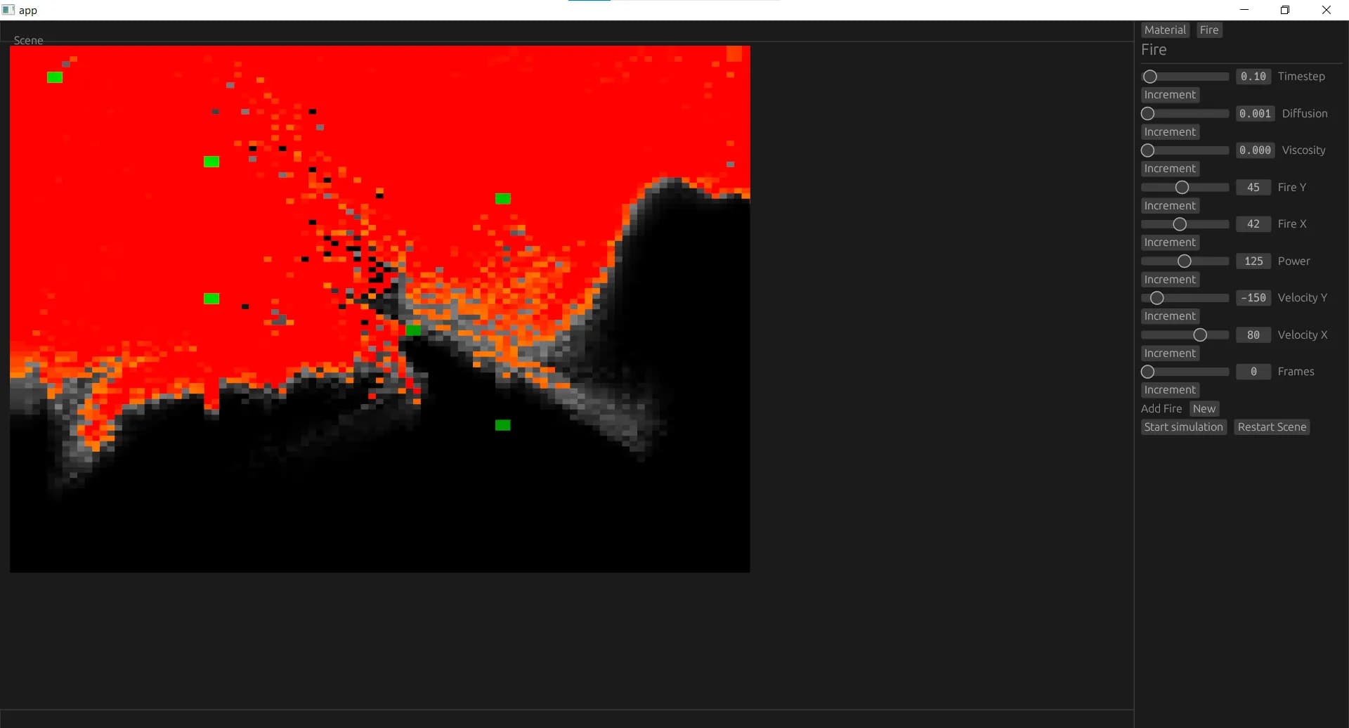 Fiery 2D