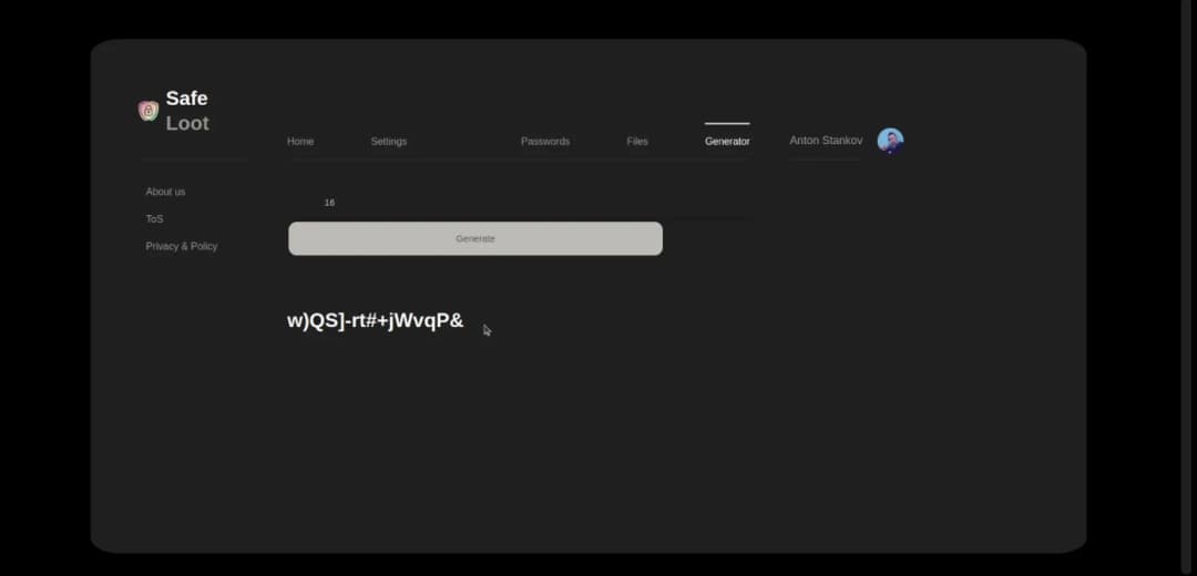 снимка 5 от проект SafeLoot