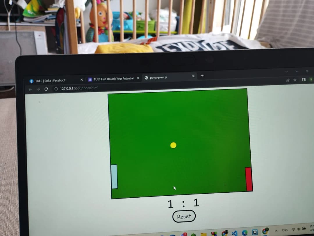 снимка 2 от проект pong game